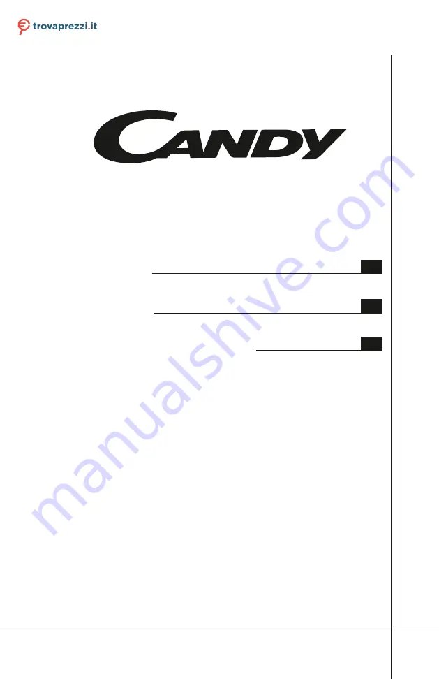 Candy FCDNE808VX Manual Download Page 1