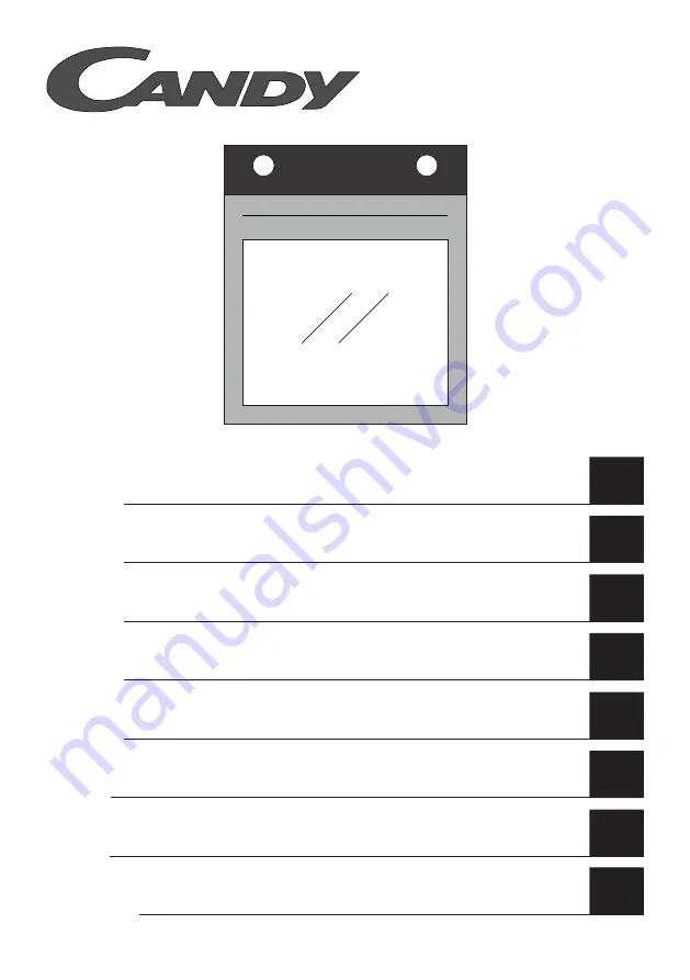 Candy FCNE825XRWF User Instructions Download Page 1