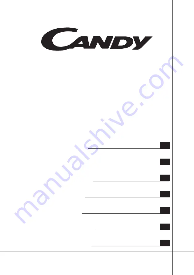 Candy FCPK626W User Instructions Download Page 1