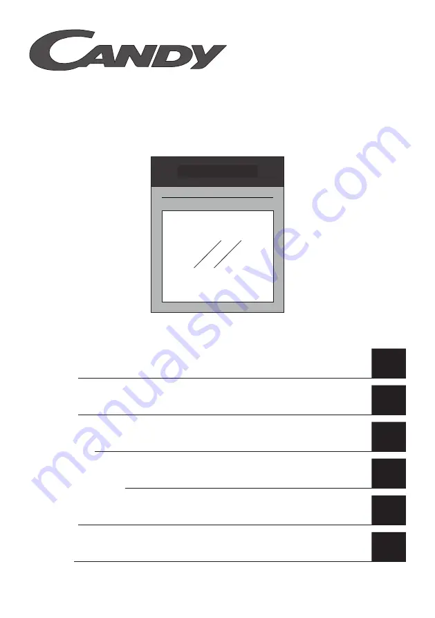 Candy FCT858 XRWF User Instructions Download Page 1