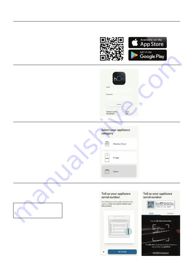 Candy FCT858 XRWF User Instructions Download Page 23