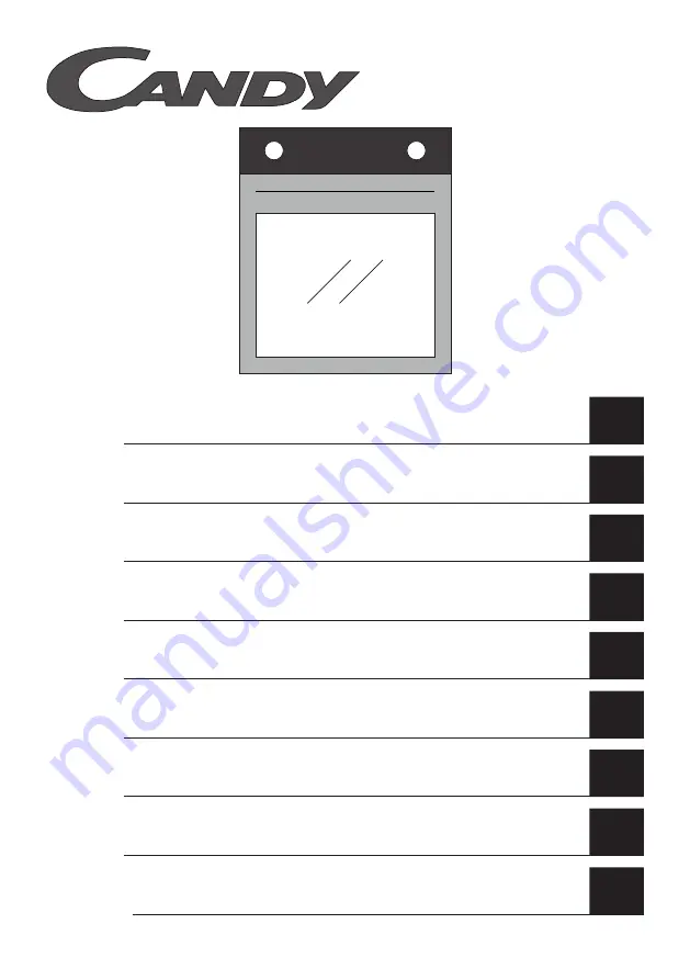 Candy FICDX676 User Instructions Download Page 1