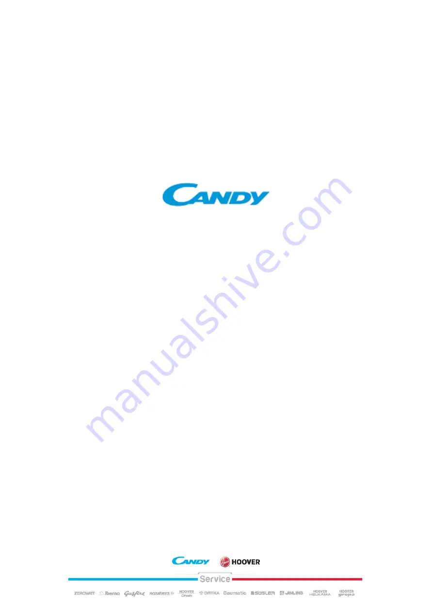 Candy FIDCP X625 L User Instructions Download Page 1