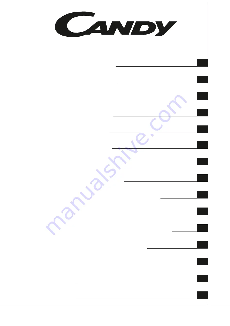 Candy FSCTX615 User Instructions Download Page 1