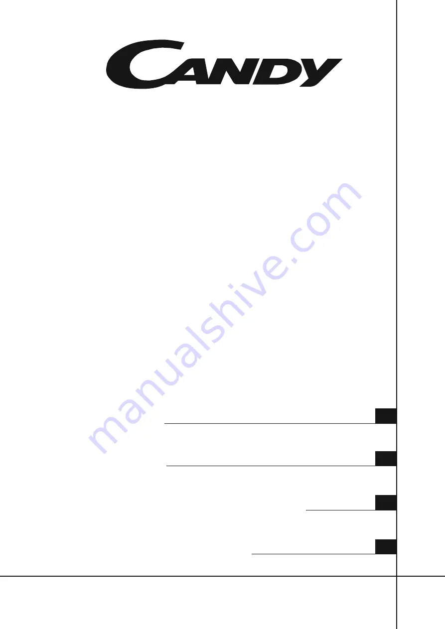 Candy FSCTX886 User Instructions Download Page 1