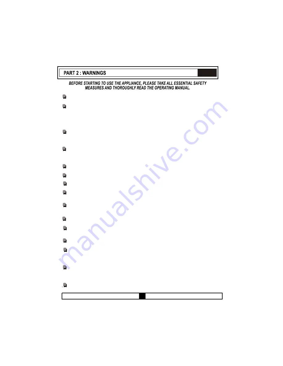 Candy FUS 100-40 W User Manual Download Page 6