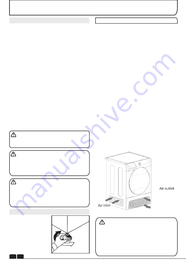 Candy GCC 581NB Instruction Book Download Page 16