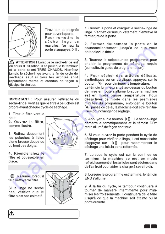 Candy GCV 590NC Instruction Book Download Page 25