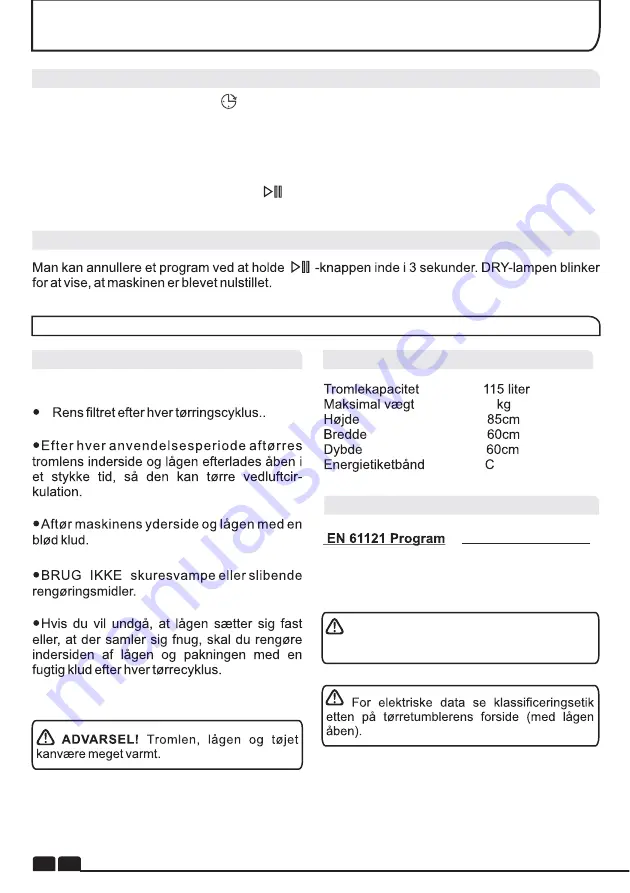 Candy GCV 590NC Instruction Book Download Page 52