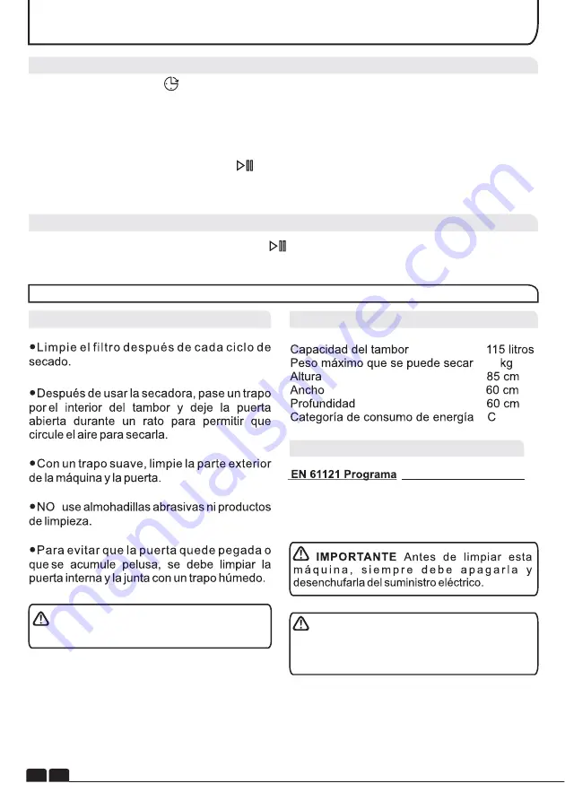 Candy GCV 590NC Instruction Book Download Page 78