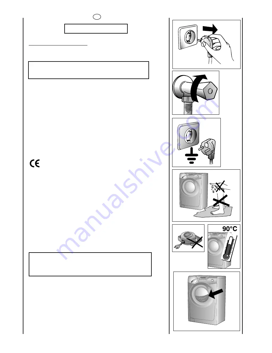 Candy GO W 485 D ALISE User Instruction Download Page 5