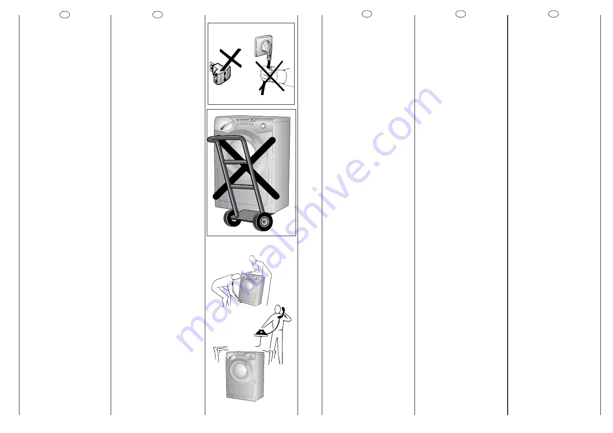 Candy GOY 1050D User Instruction Download Page 7