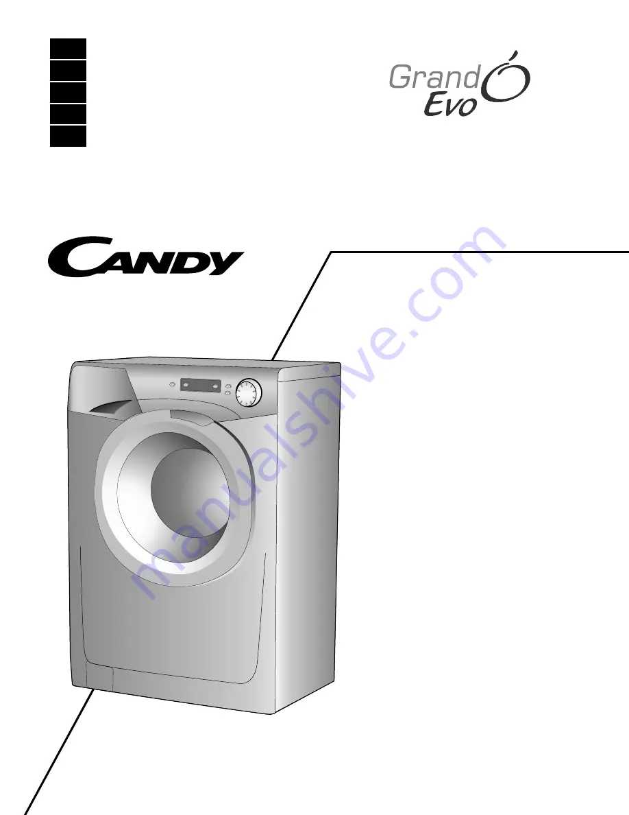 Candy Grand evo 3 1052 d User Instructions Download Page 1