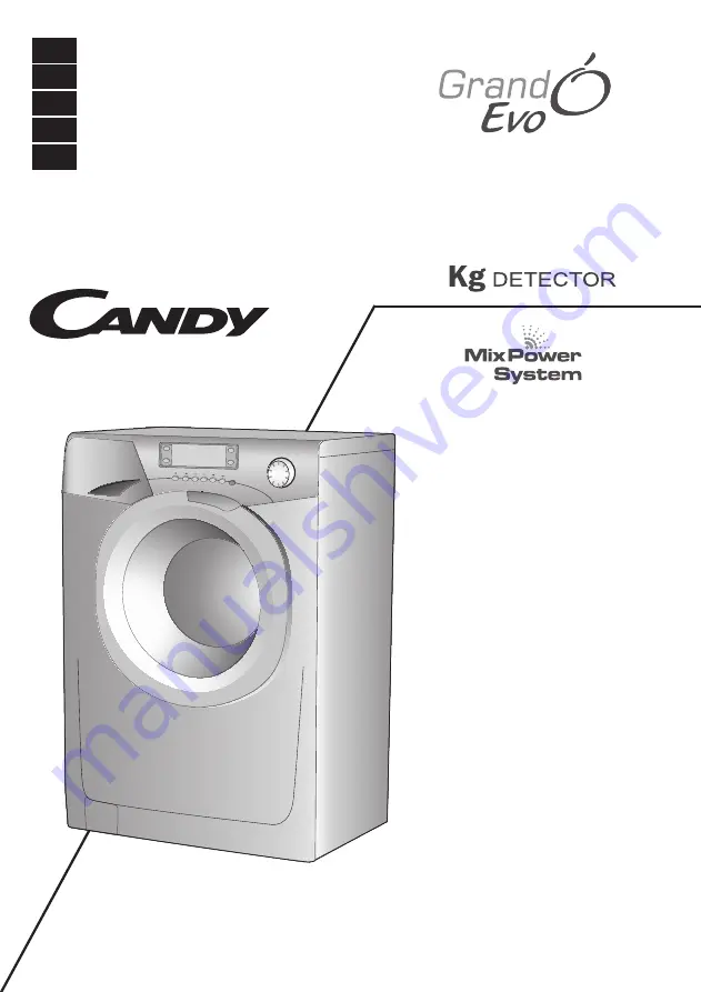 Candy grand evo User Instructions Download Page 1