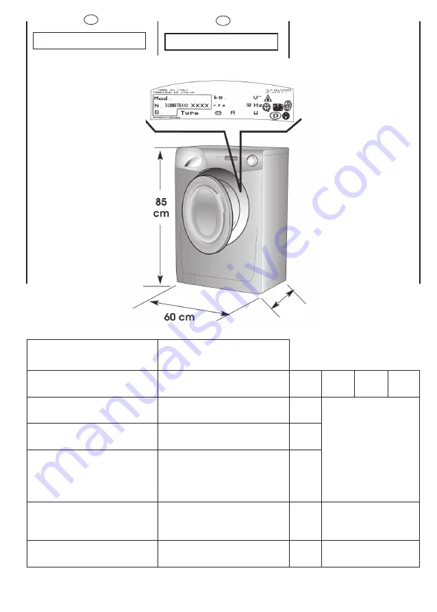 Candy Grand'O Space 1272D3 User Instructions Download Page 14