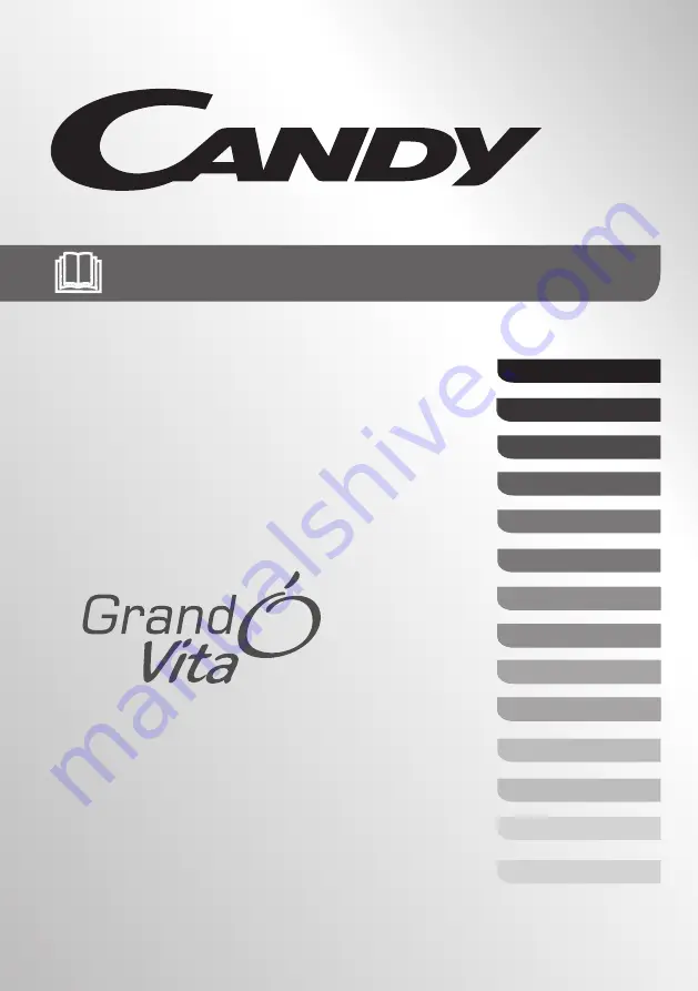 Candy GrandO Vita GVC D101WB Скачать руководство пользователя страница 1