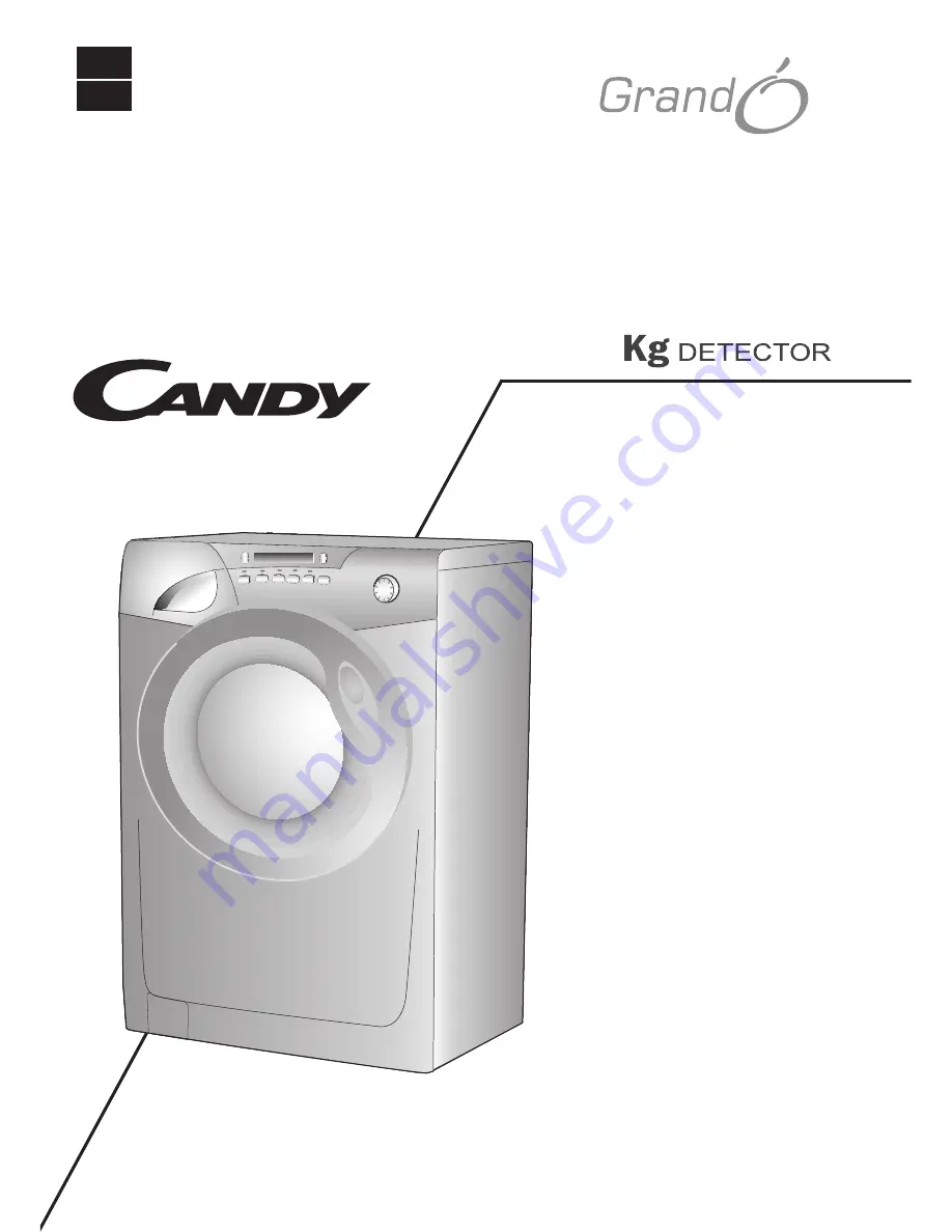 Candy KG DETECTOR Скачать руководство пользователя страница 1