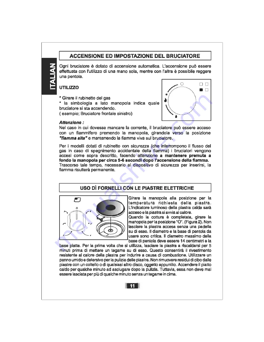 Candy PL 2230/3X Instructions For Use And Installation Download Page 11