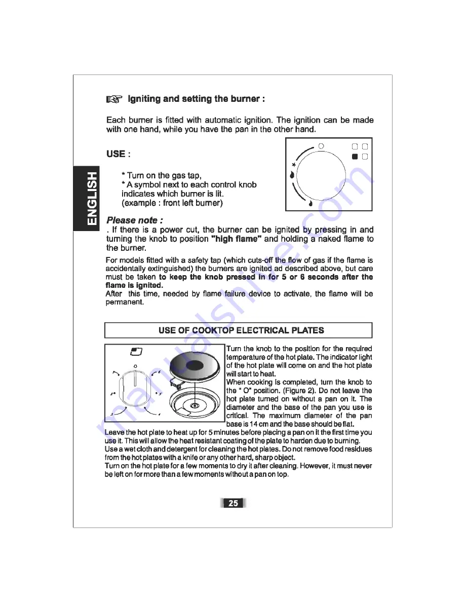 Candy PL 2230/3X Instructions For Use And Installation Download Page 25