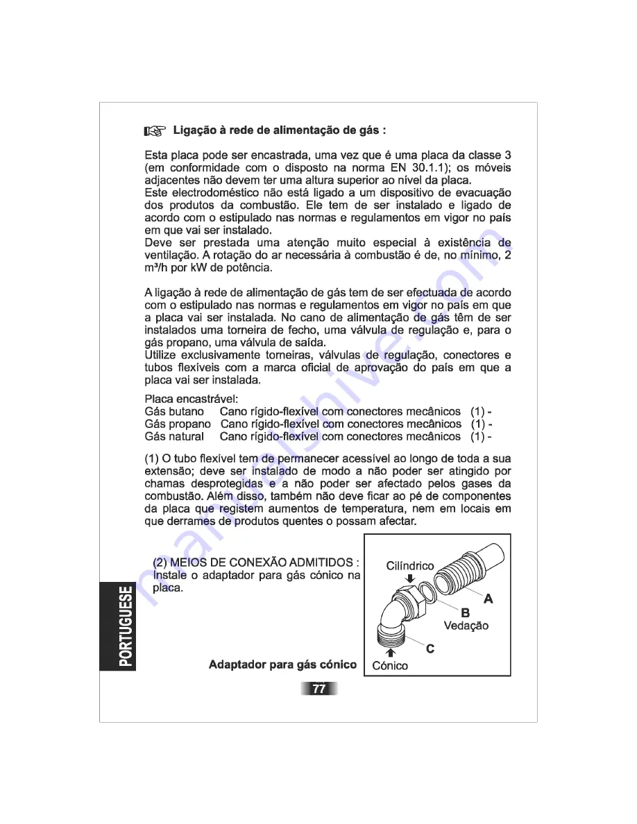 Candy PL 2230/3X Instructions For Use And Installation Download Page 77