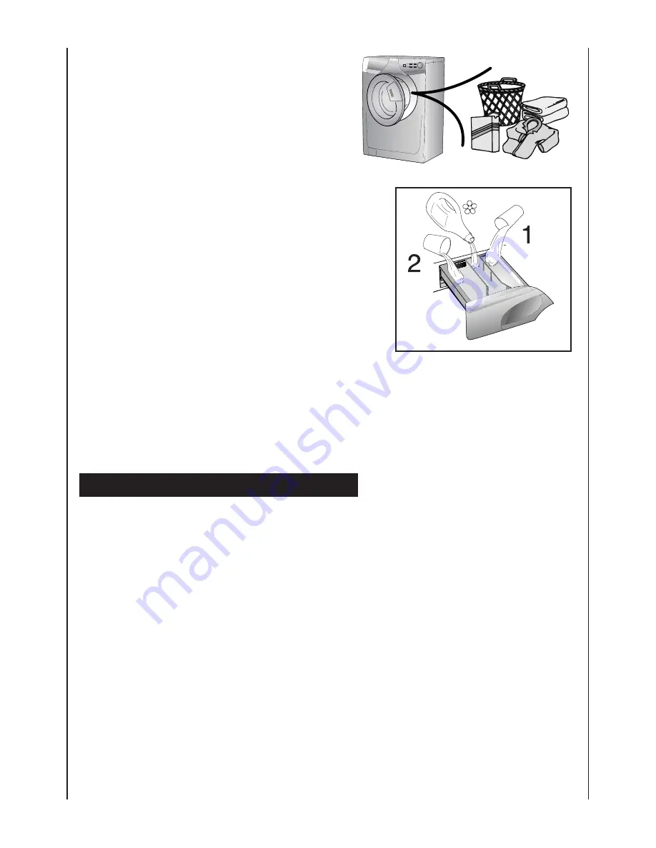 Candy Washing machine Instructions For Use Manual Download Page 22