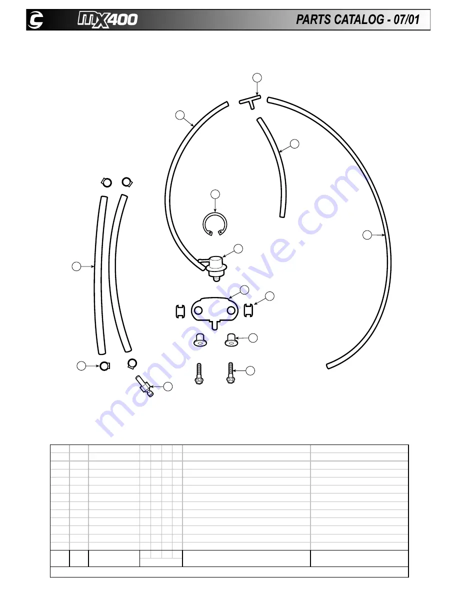 Cannondale 2001 MX400 Parts Catalog Download Page 35