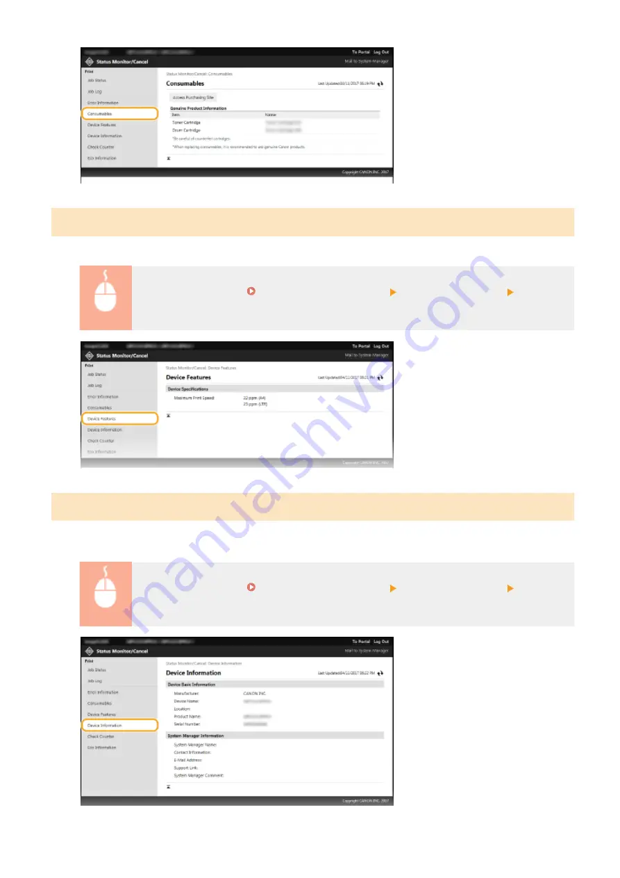 Canon 2207C025 User Manual Download Page 169