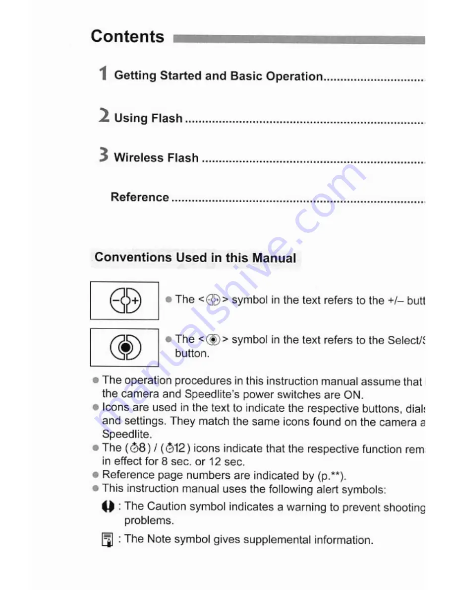 Canon 430EX - Speedlite II - Hot-shoe clip-on... Instruction Manual Download Page 5