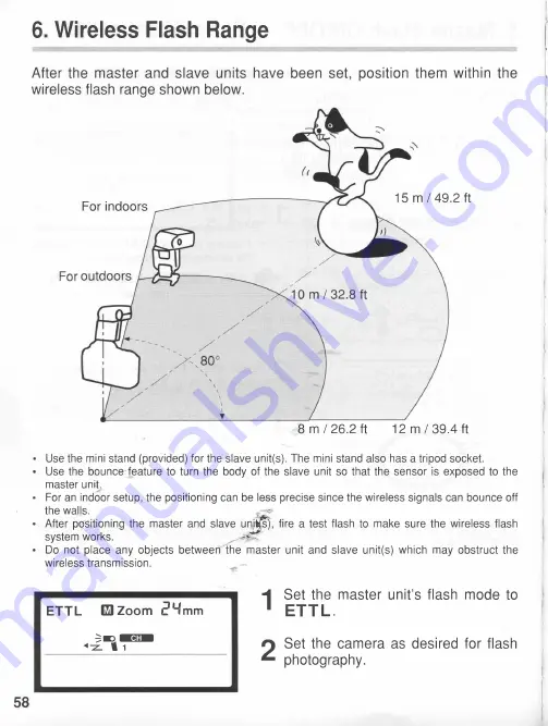 Canon 550EX - Speedlite - Hot-shoe clip-on Flash Full Manual Download Page 9