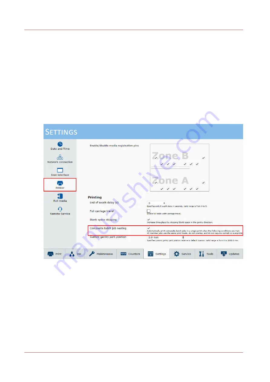 Canon Arizona 2300 Series Operation Manual Download Page 80