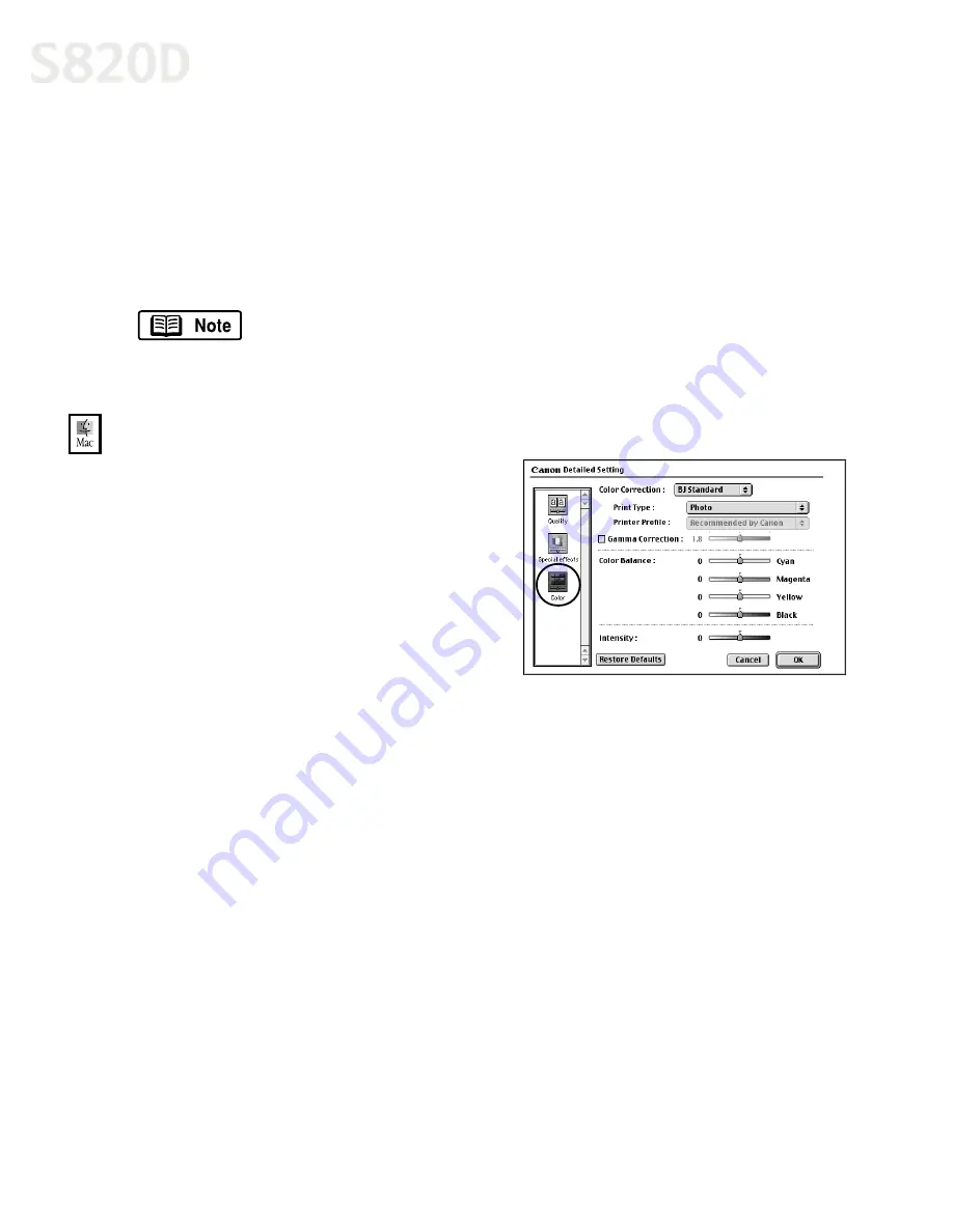 Canon BJC-S820D Quick Start Manual Download Page 29