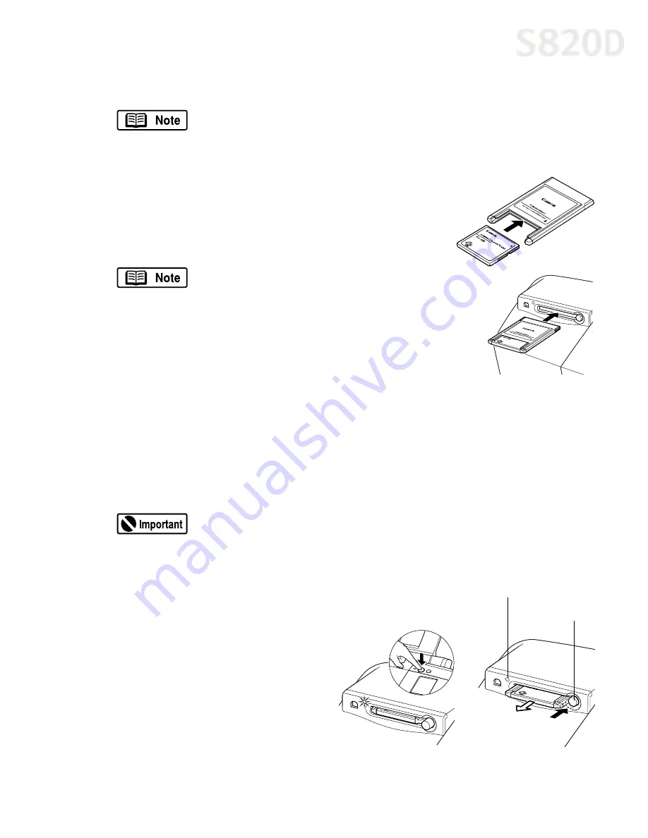 Canon BJC-S820D Quick Start Manual Download Page 36