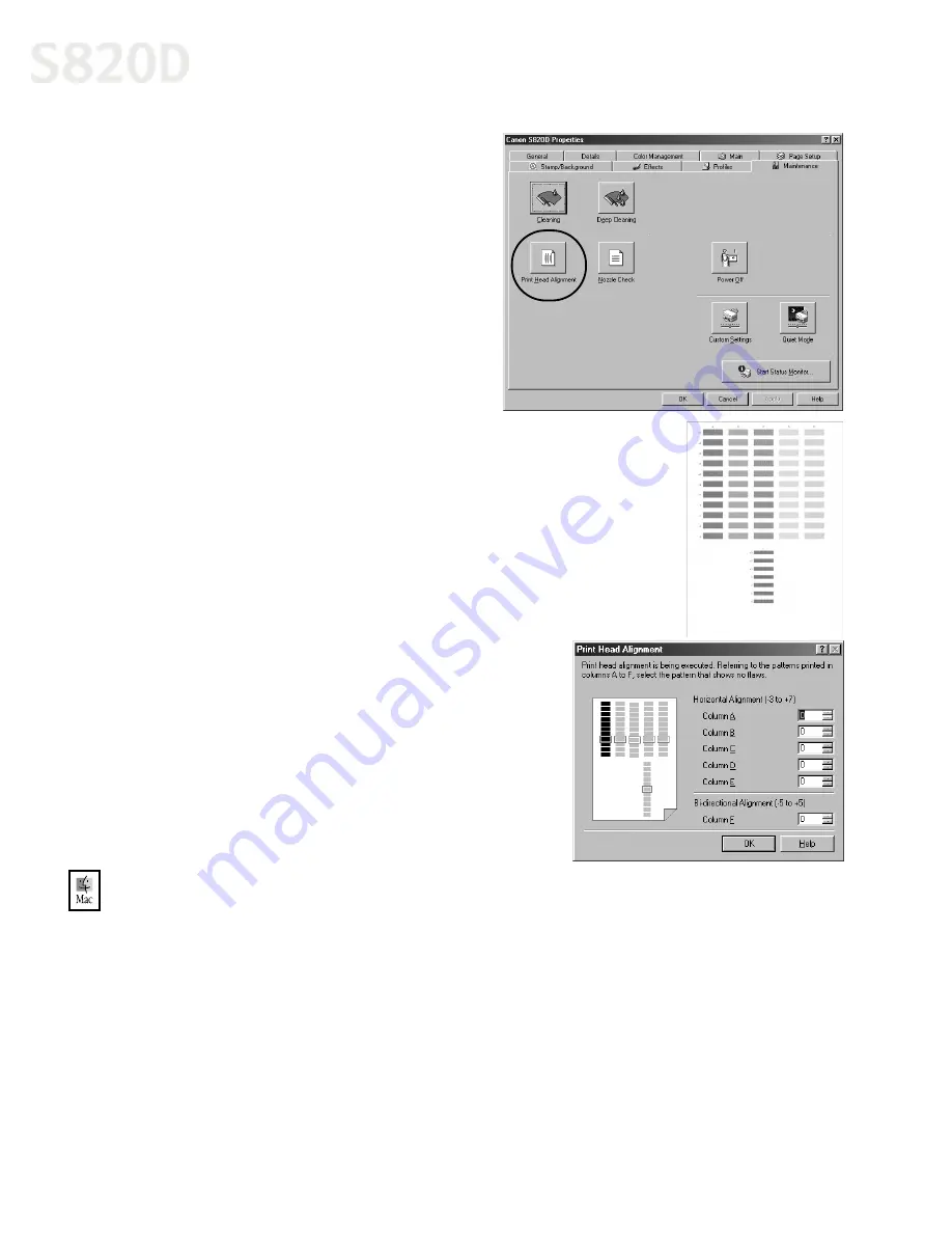 Canon BJC-S820D Quick Start Manual Download Page 57