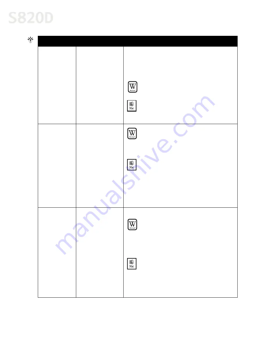 Canon BJC-S820D Quick Start Manual Download Page 81