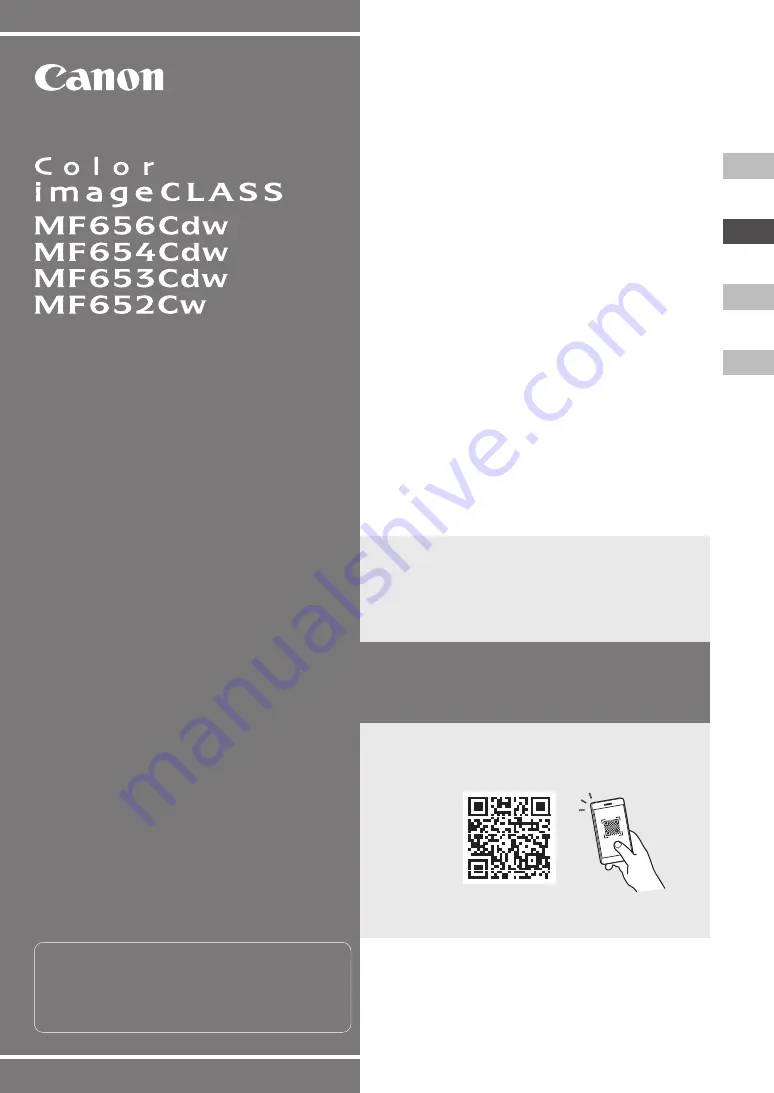 Canon Color imageCLASS MF656Cdw Setup Manual Download Page 7