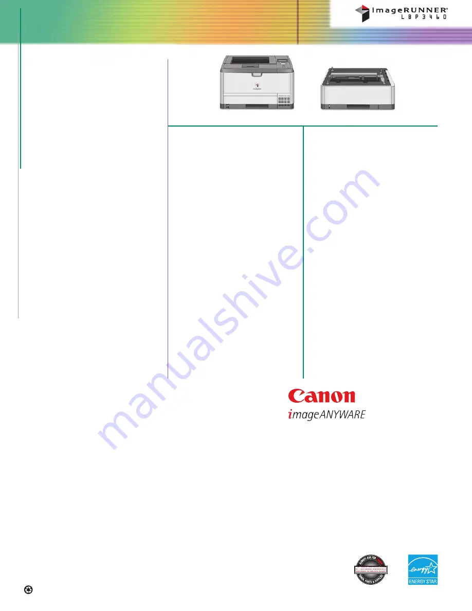 Canon Color imageRUNNER LBP3460 Скачать руководство пользователя страница 12