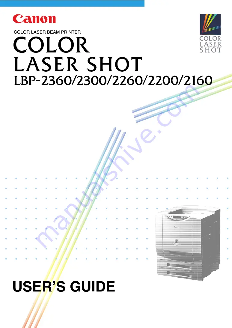 Canon Color Laser Shot LBP-2360 Скачать руководство пользователя страница 1