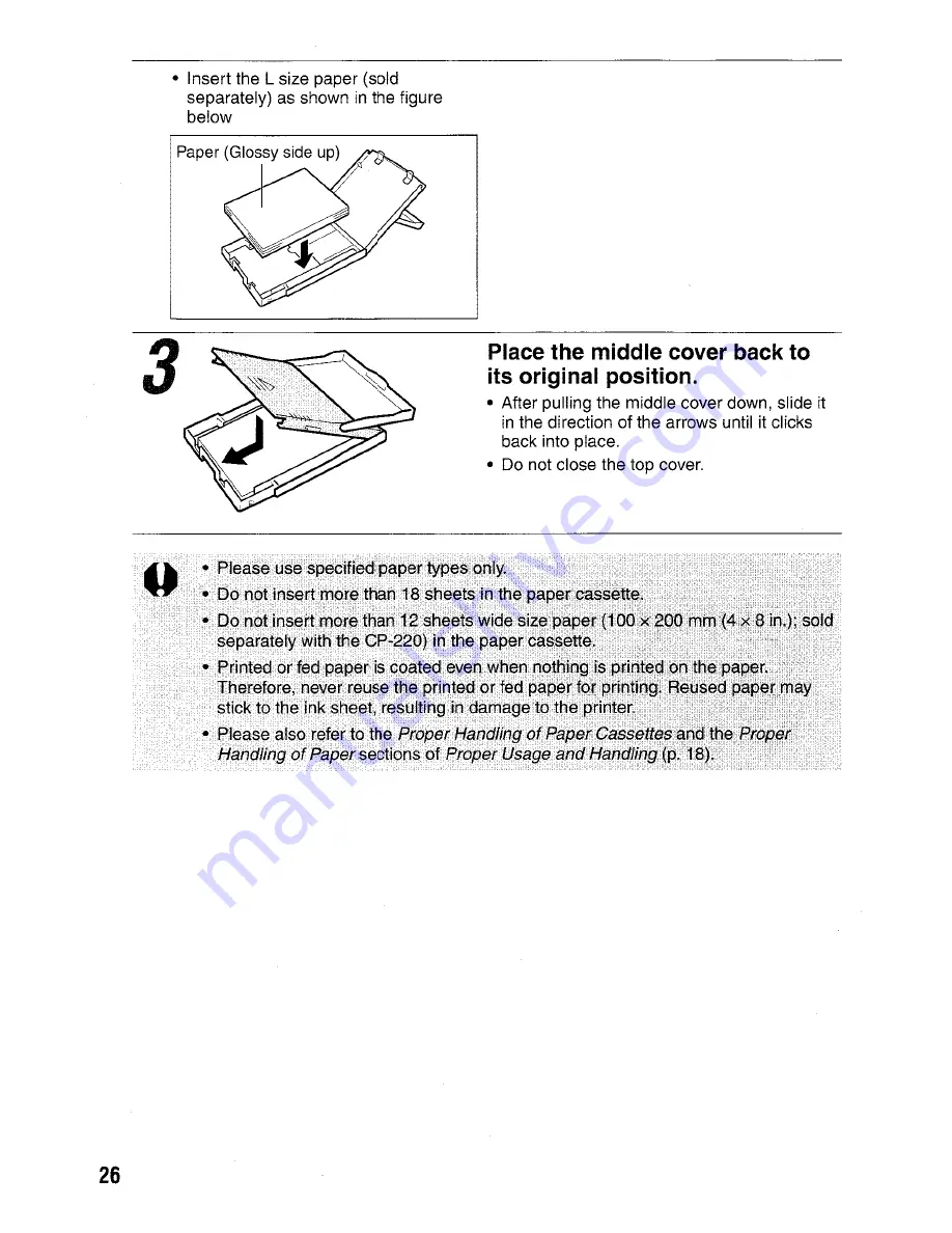 Canon CP-330 User Manual Download Page 27