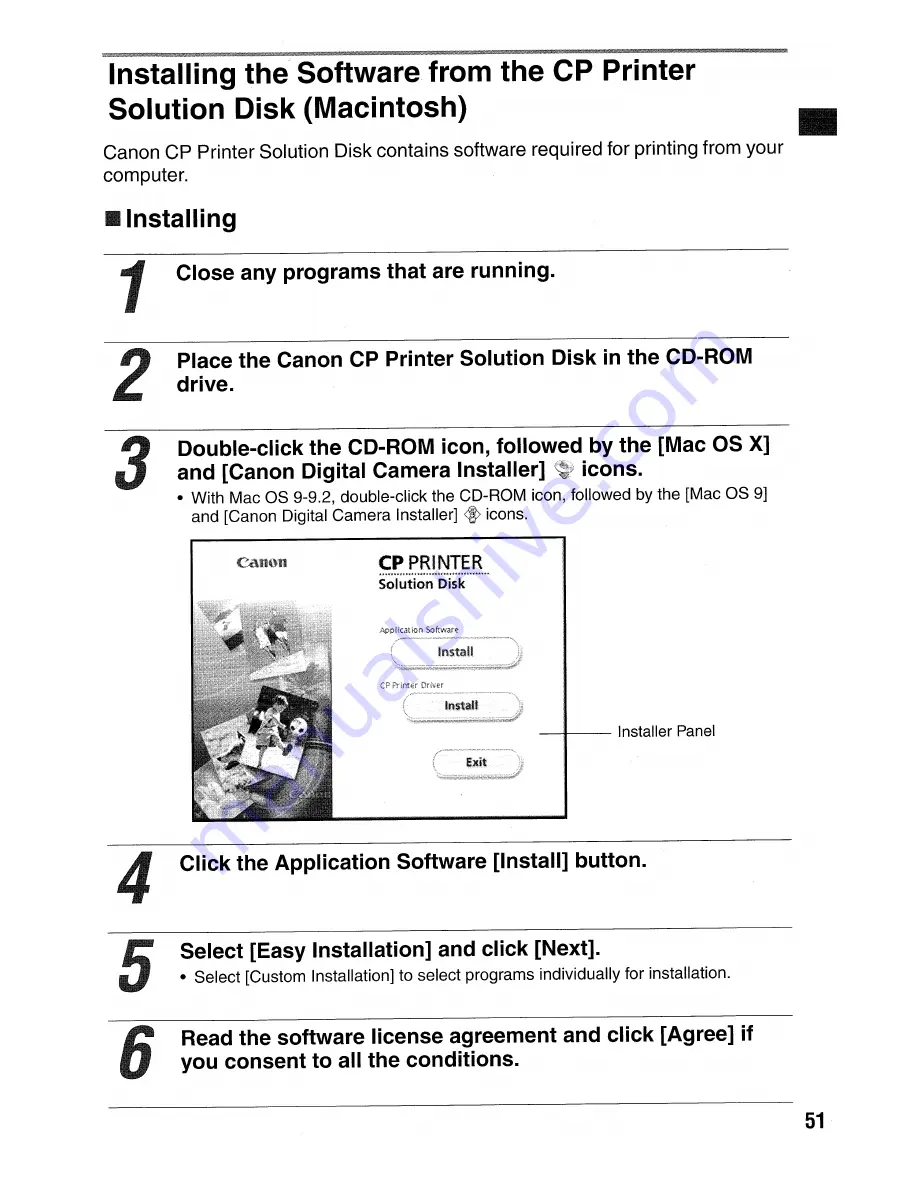 Canon CP-330 User Manual Download Page 52