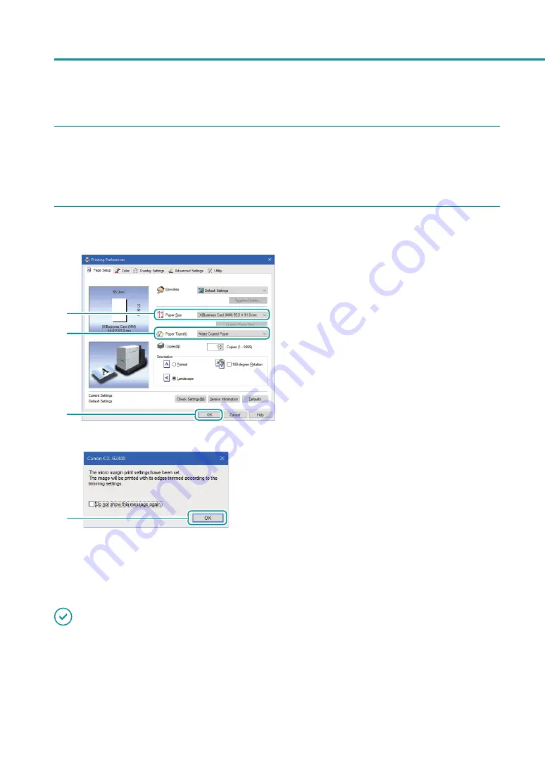 Canon CX-G2400 Basic Operation Manual Download Page 34