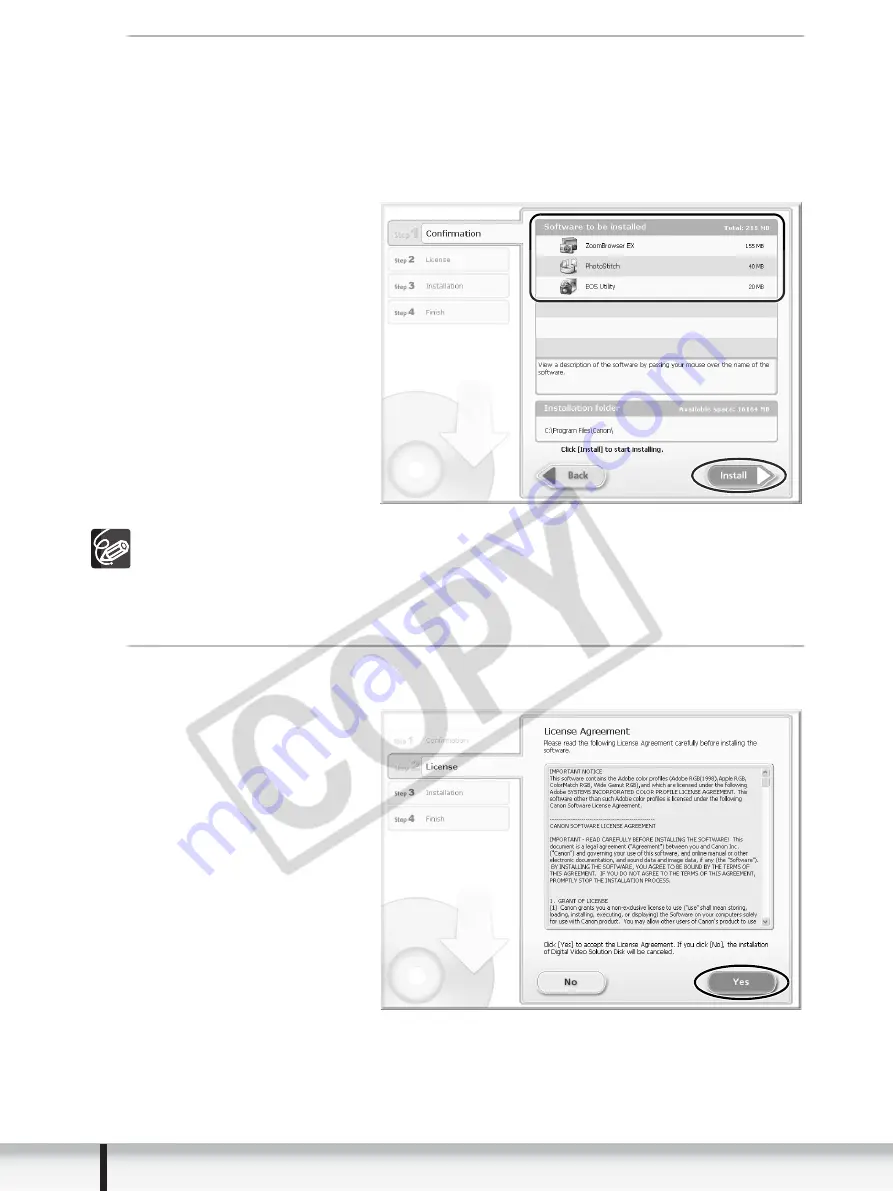 Canon DC22 - 2.2MP DVD Camcorder Instruction Manual Download Page 22