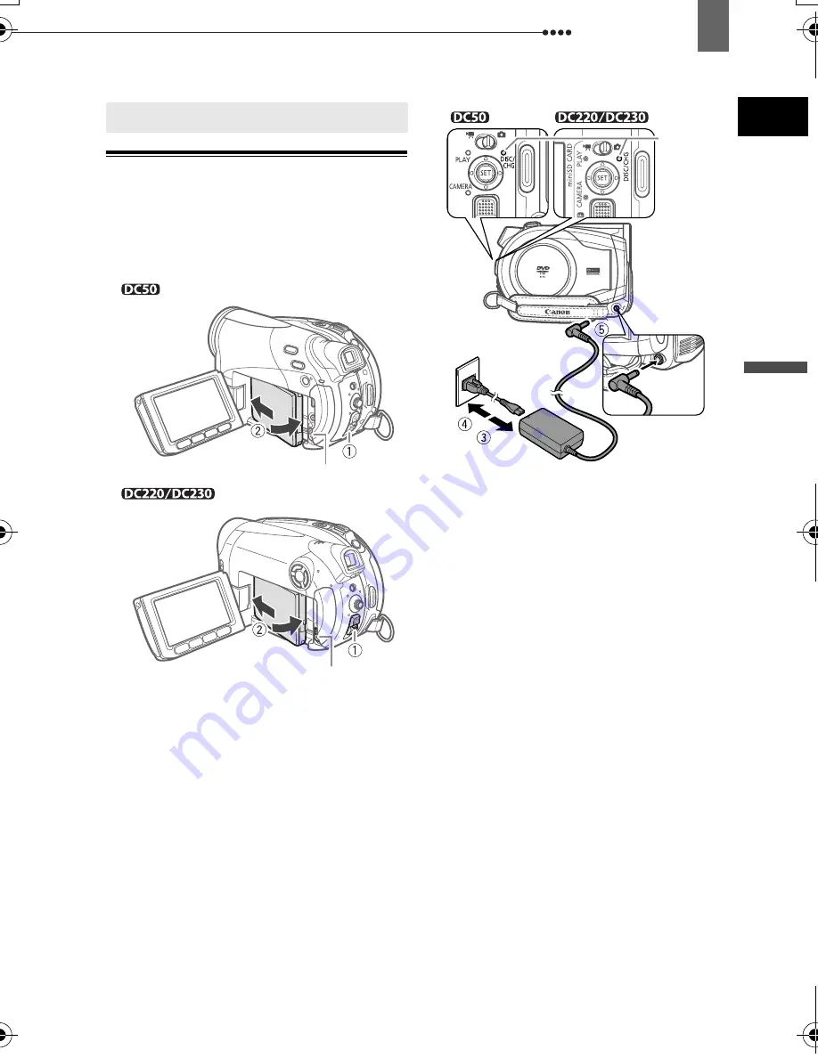 Canon DC220 Instruction Manual Download Page 23