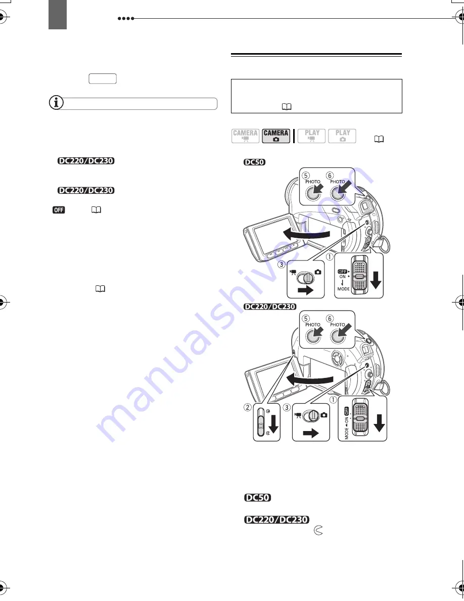 Canon DC220 Instruction Manual Download Page 36