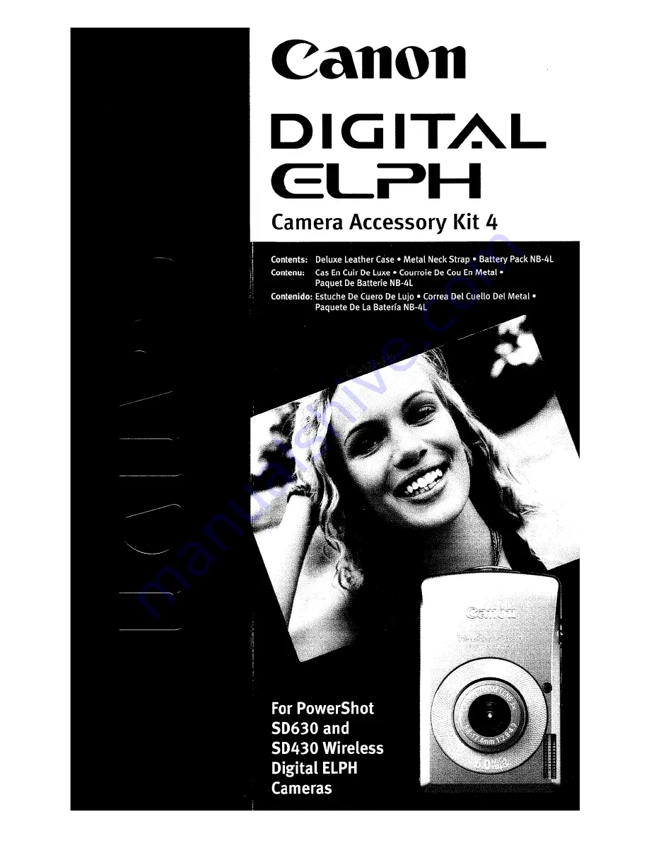 Canon Digital ELPH Instructions Manual Download Page 1