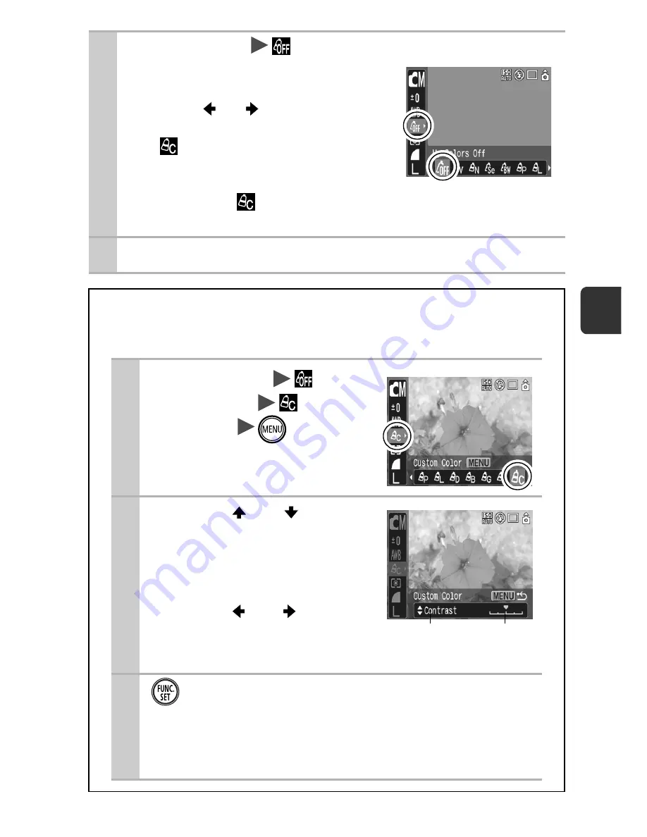 Canon DIGITAL IXUS 75 Advanced User'S Manual Download Page 61