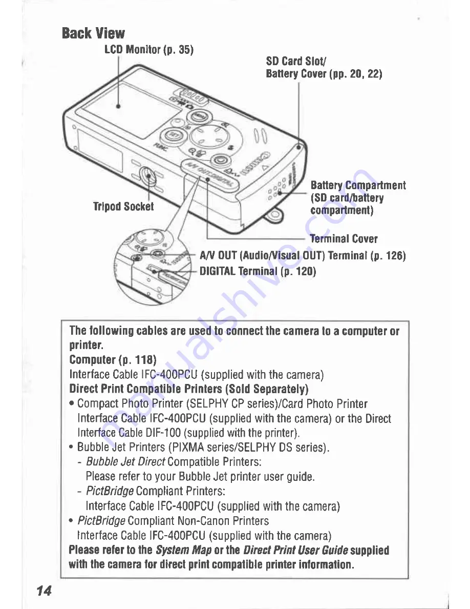 Canon Digital IXUS I5 User Manual Download Page 16