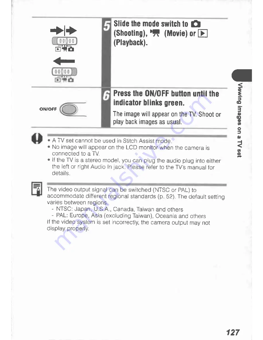 Canon Digital IXUS I5 User Manual Download Page 127