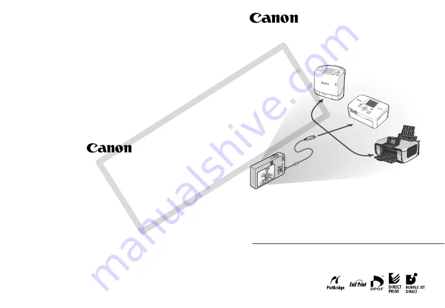 Canon DIRECT PRINT CDI-E350-020 Скачать руководство пользователя страница 1