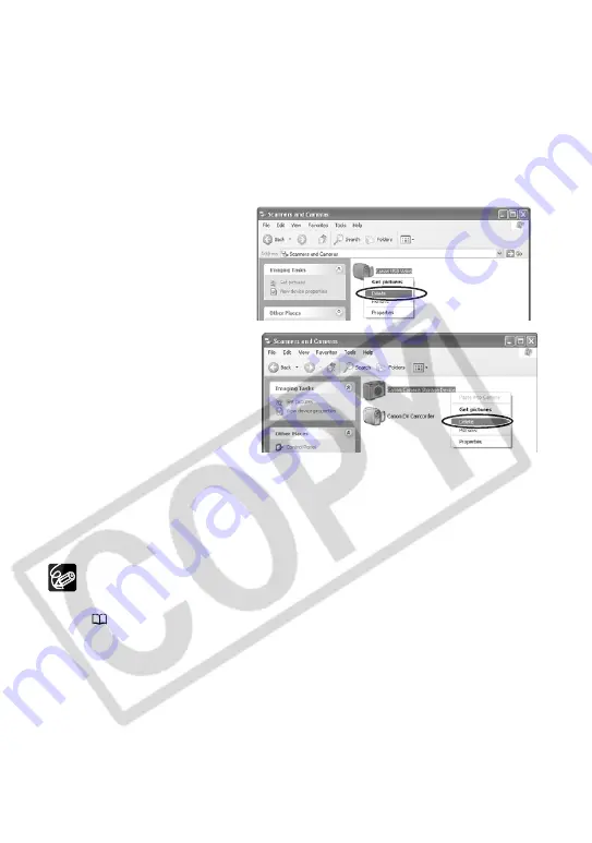 Canon DV Network Instruction Manual Download Page 78