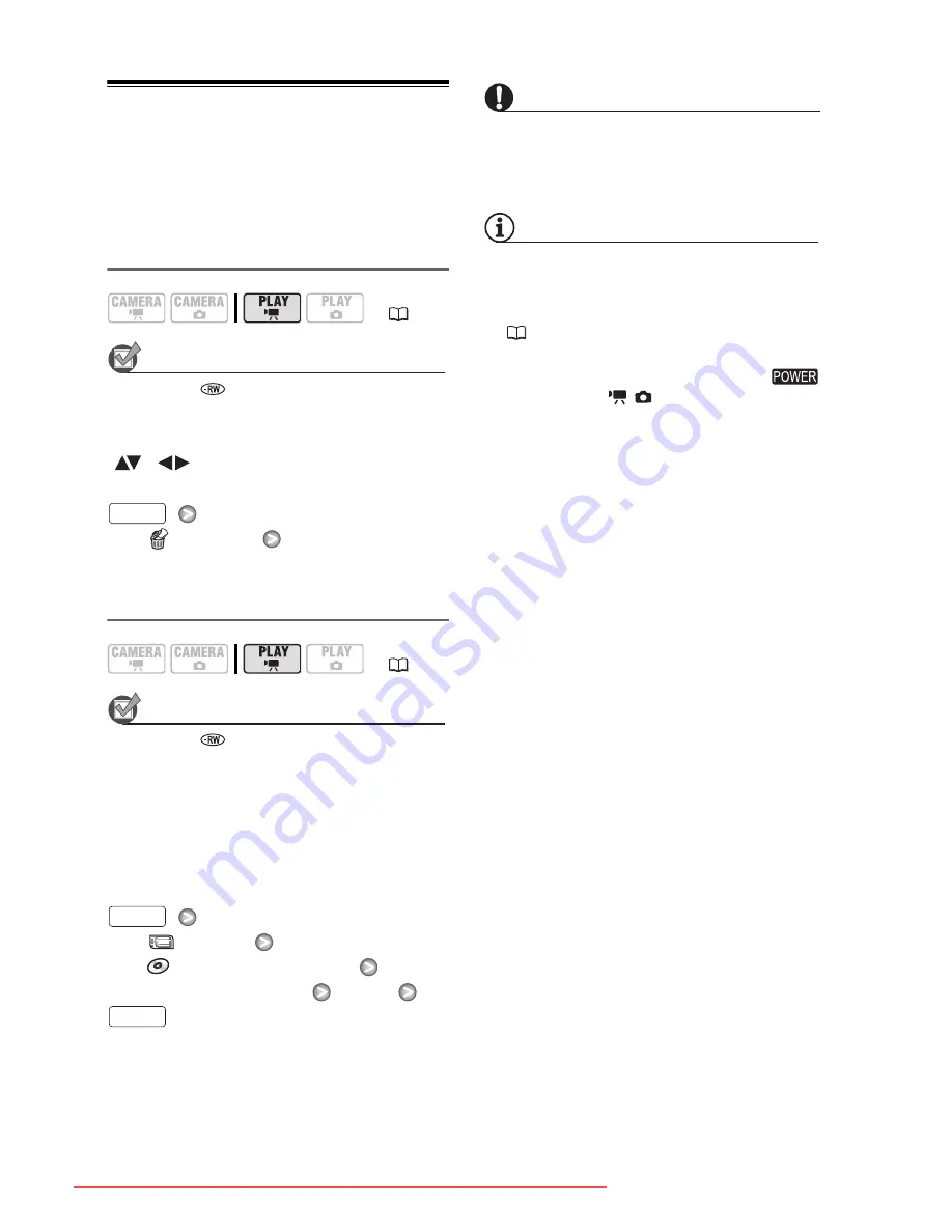 Canon DVD CAMCORDER DC410 Instruction Manual Download Page 34